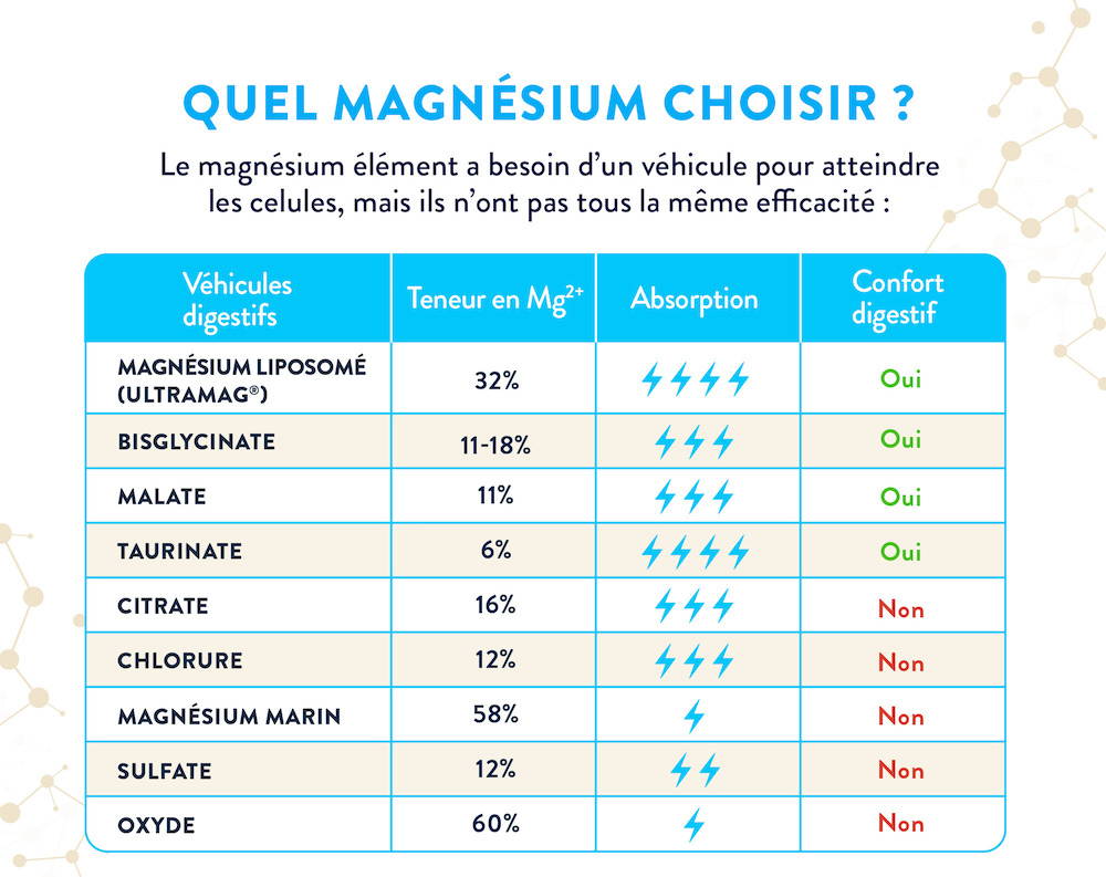 Quel magnésium choisir ?
