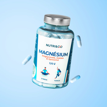 Magnésium bisglycinate naturel avec B6 en gélule Nutri&Co