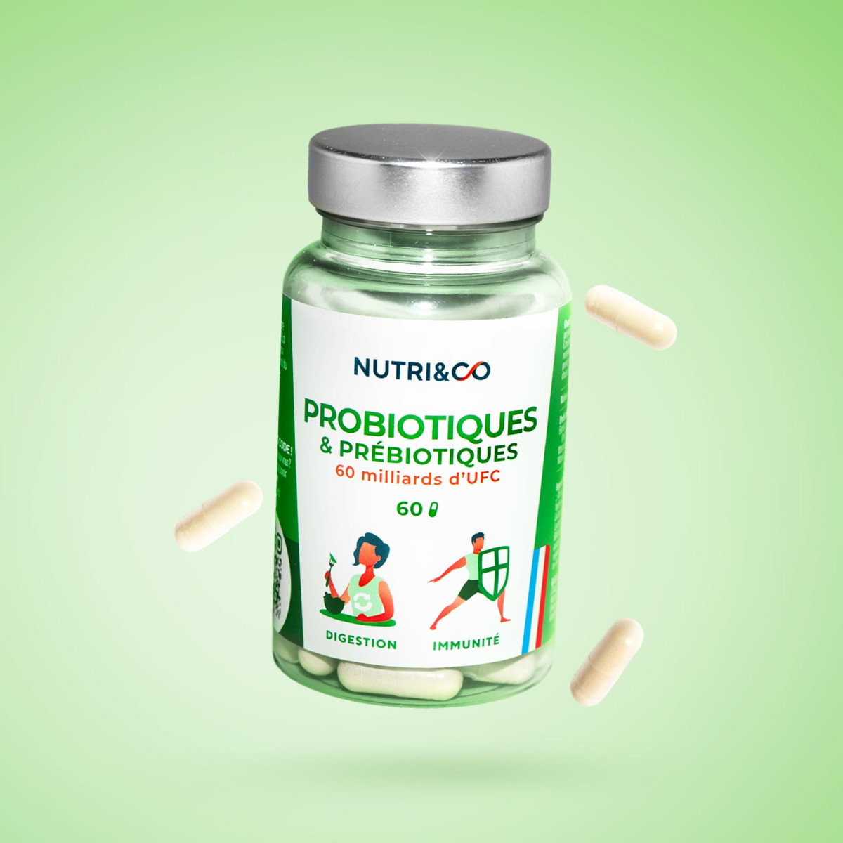 Buy natural probiotics in gastro-resistant capsules - Nutri&Co