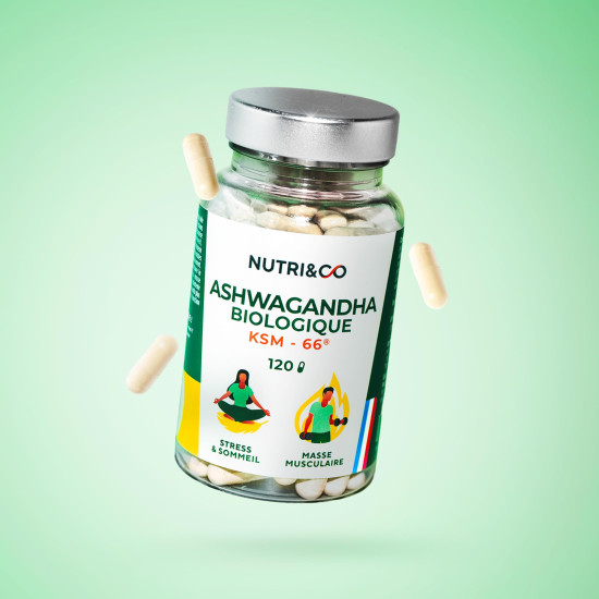 Ashwagandha Bio KSM-66® en gélule : bienfaits, avis et achat