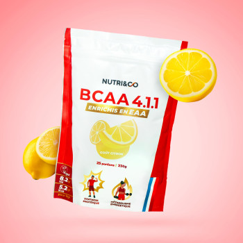 BCAA 4.1.1 vegan en poudre avec EAA : utilité, avis et achat