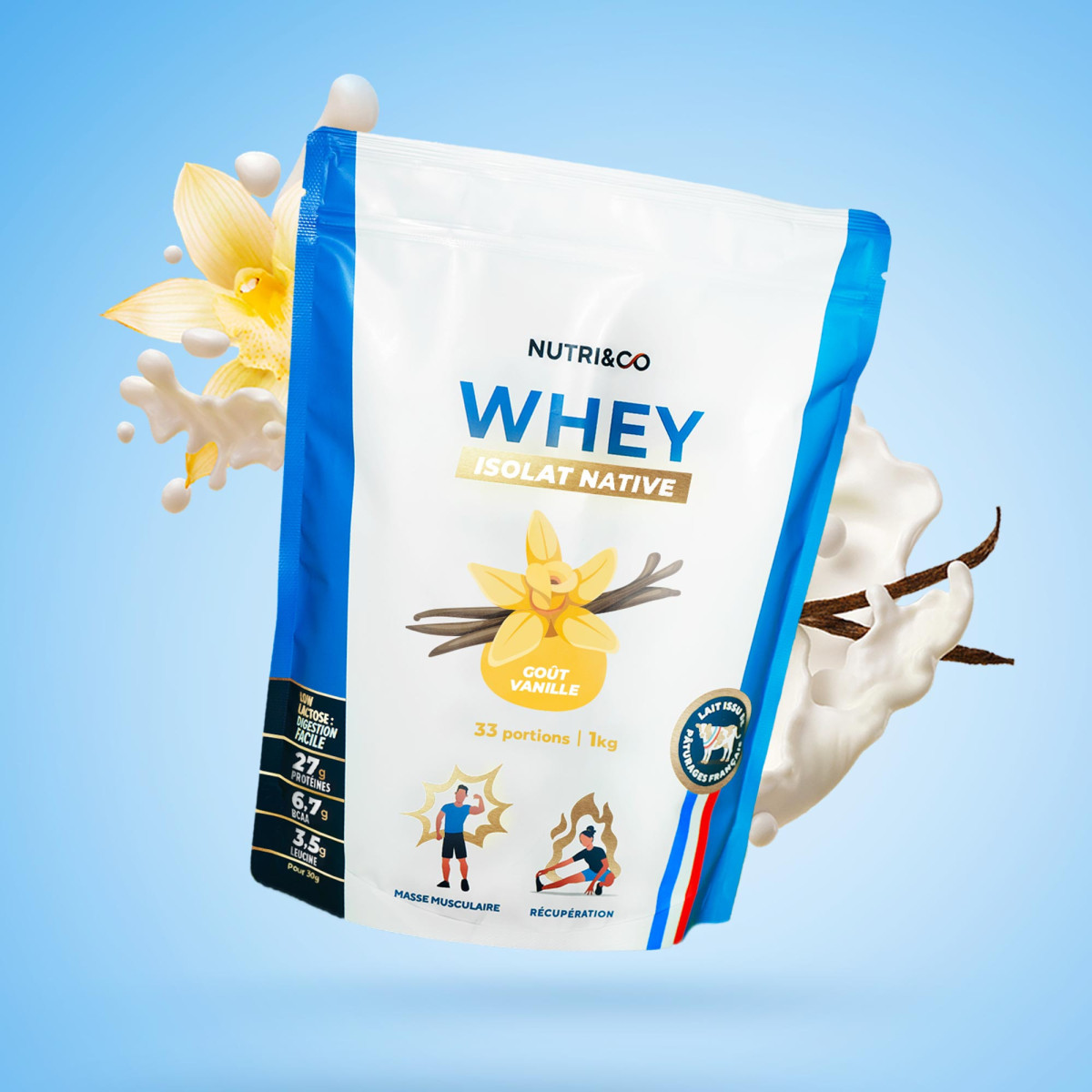 Whey Protéine Isolate Native - Low Lactose