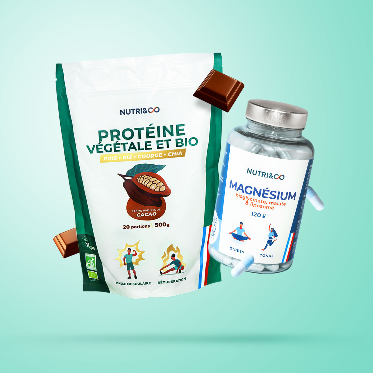 Pack de compléments alimentaires Récupération musculaire • Nutri&Co