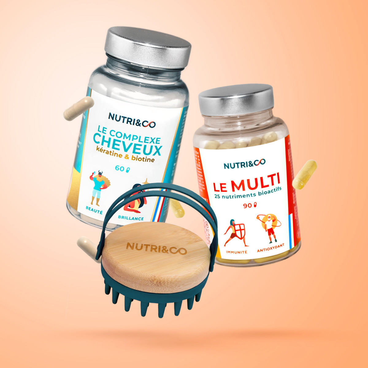 Complément alimentaire Capillaire, pousse et anti-chute - Nutri&Co