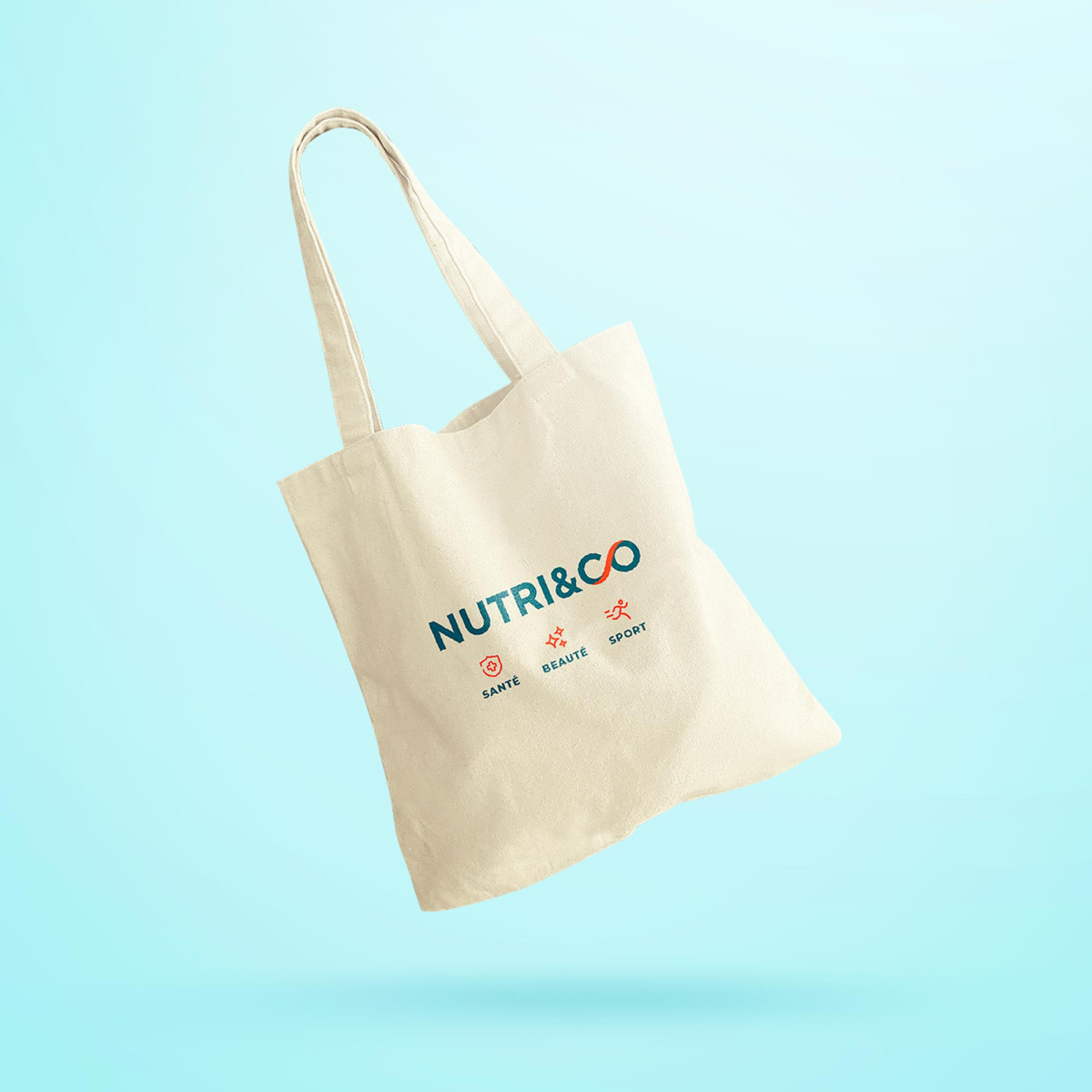 Tote bag en coton Nutri&Co