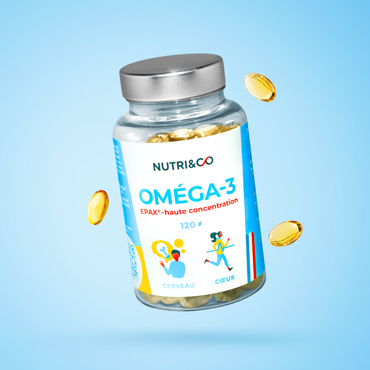 Buy omega-3 EPA DHA, wild fish fatty acids - Nutri&Co