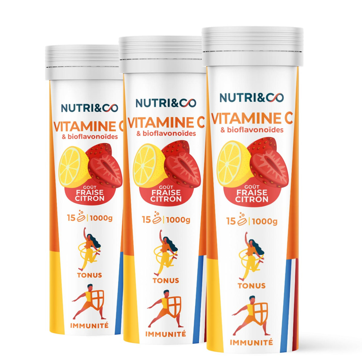 Lot de 3 Vitamine C