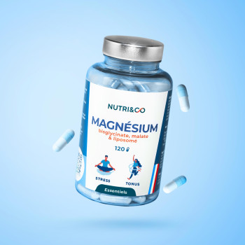 Magnésium bisglycinate naturel avec B6 en gélule Nutri&Co