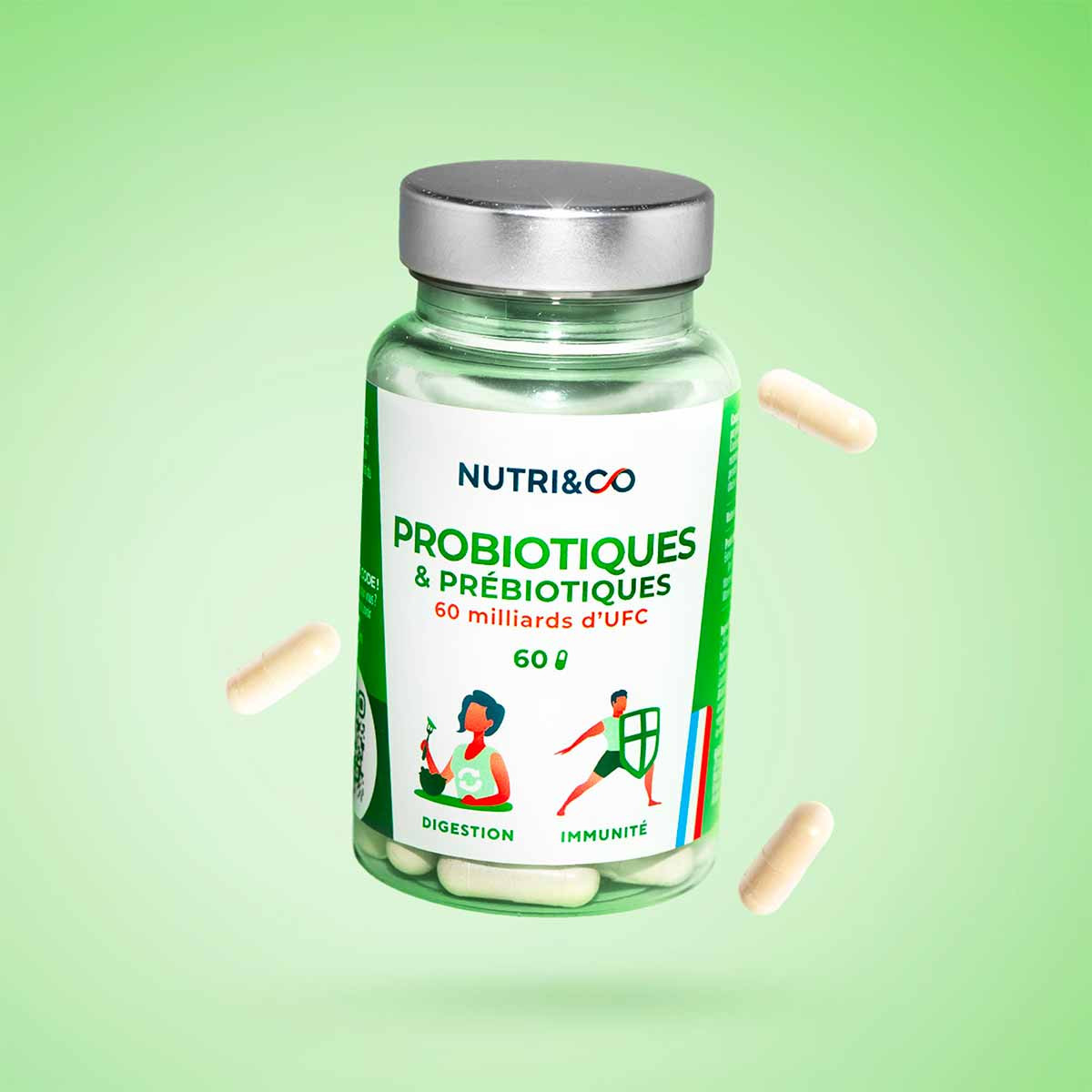 Buy natural probiotics in gastro-resistant capsules - Nutri&Co