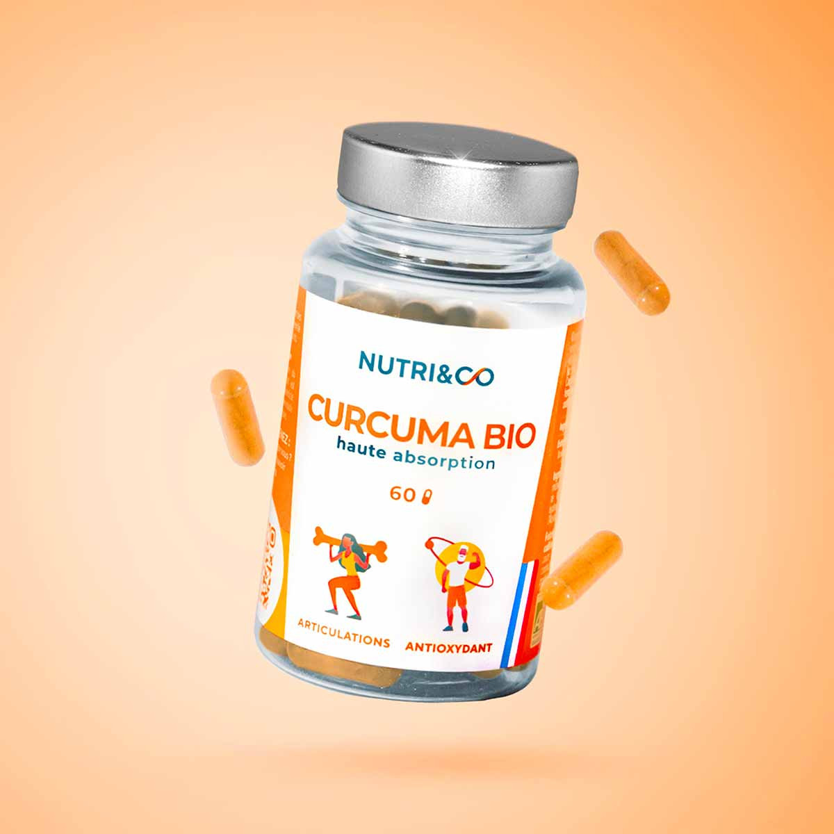 Buy organic turmeric and high absorption curcumin in capsules - Nutri&Co