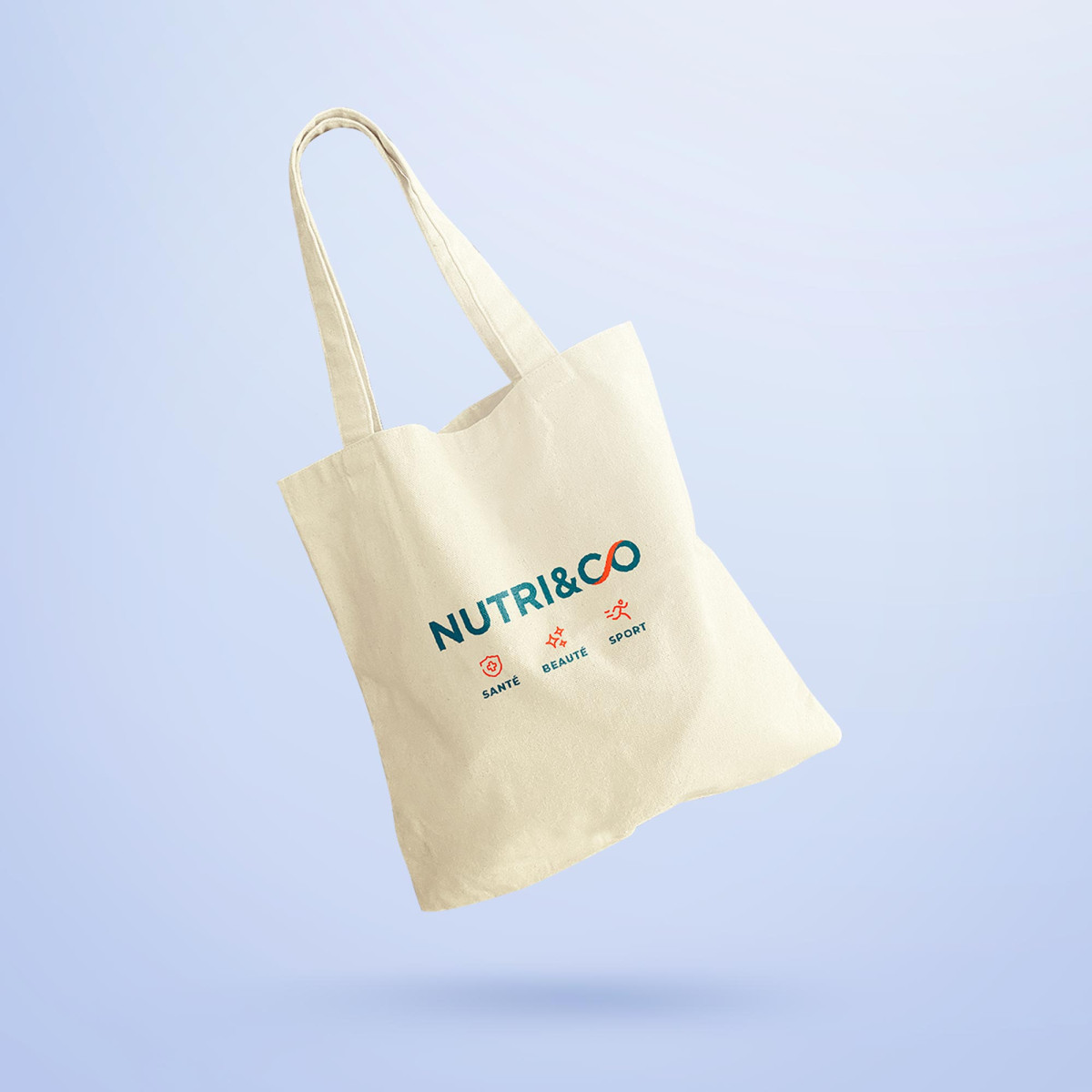 Tote bag en coton Nutri&Co