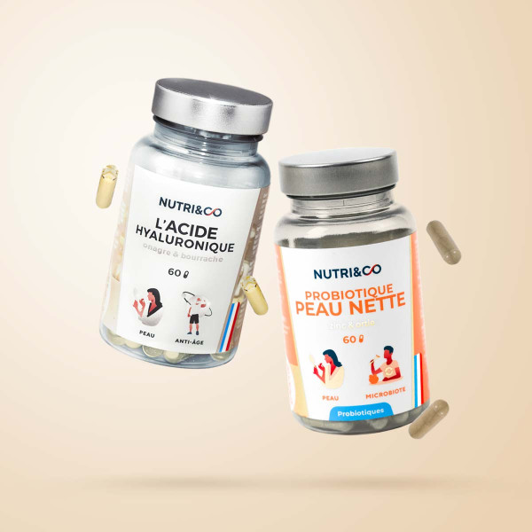 Complément alimentaire pour la peau et les imperfections