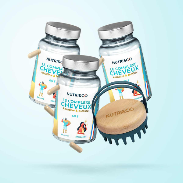 Pack Cheveux Bio : pousse, anti-chute et brillance, avis et achat