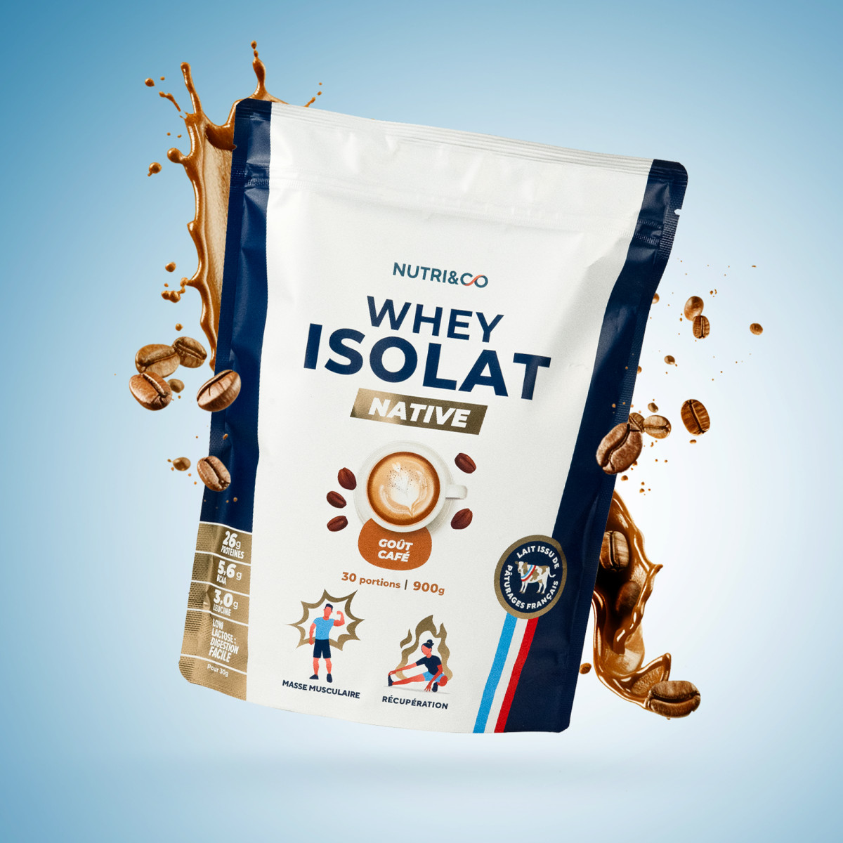 Whey Isolate Native café Whey Isolate Native café