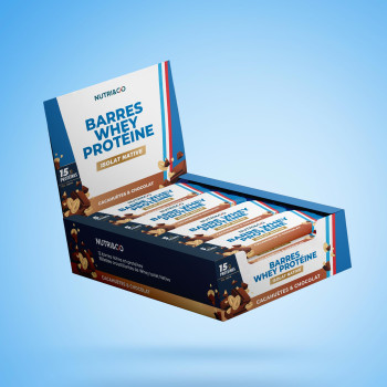 Barre protéinée x12 - Whey Isolate Native - Nutri&Co