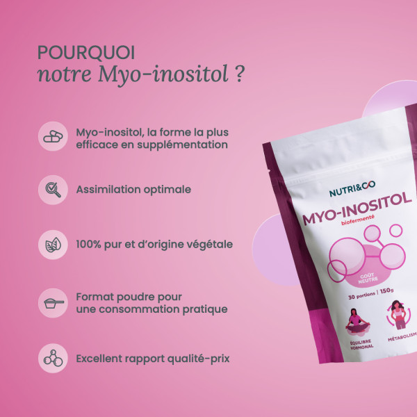 Myo inositol ou vitamine B7 en complément alimentaire SOPK Myo inositol ou vitamine B7 en complément alimentaire SOPK