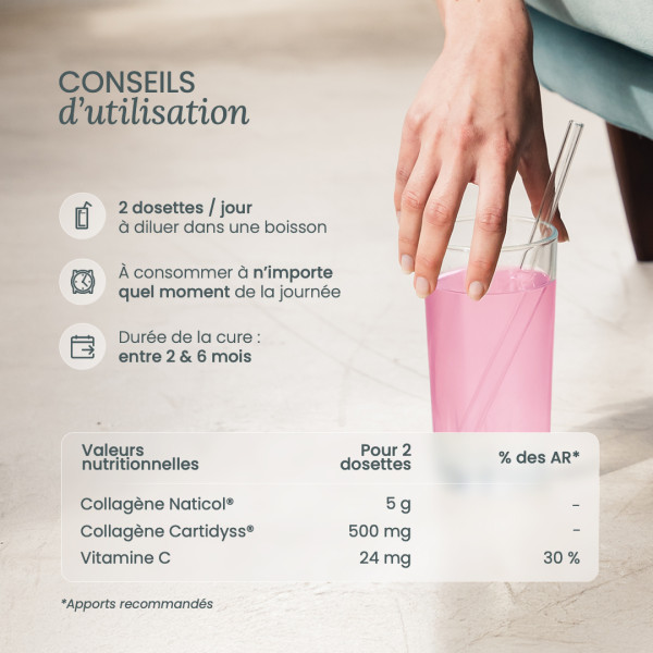 Collagène marin hydrolysé en poudre – peau & articulations | Nutri&Co