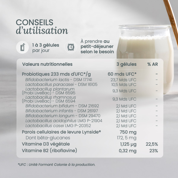 Buy natural probiotics in gastro-resistant capsules - Nutri&Co