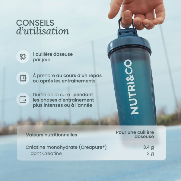 Créatine monohydrate Creapure® en poudre : effet, avis et achat Créatine monohydrate Creapure® en poudre : effet, avis et achat