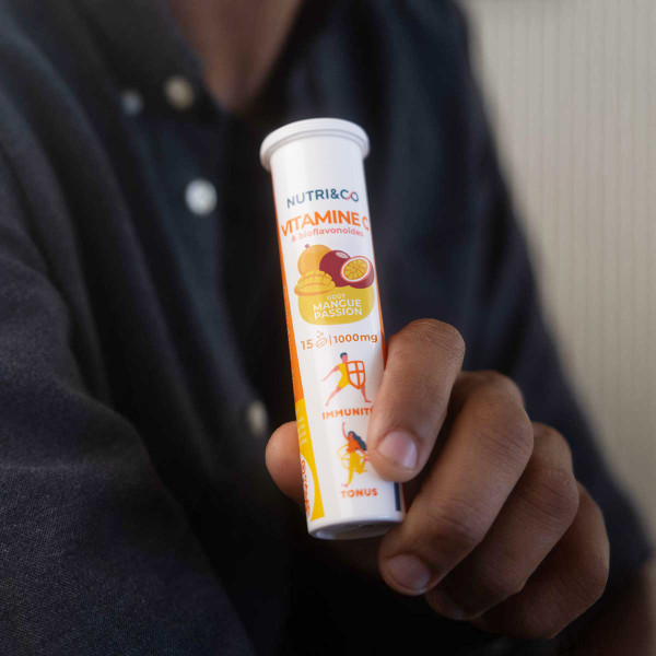 Vitamine C en comprimé effervescent - Nutri&Co Vitamine C en comprimé effervescent - Nutri&Co
