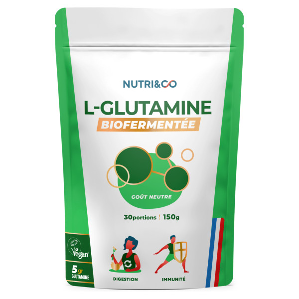 L-Glutamine de qualité Kyowa® - goût neutre - Nutri&Co