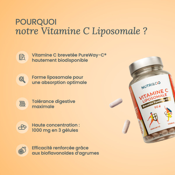 Vitamine C en comprimé effervescent - Nutri&Co
