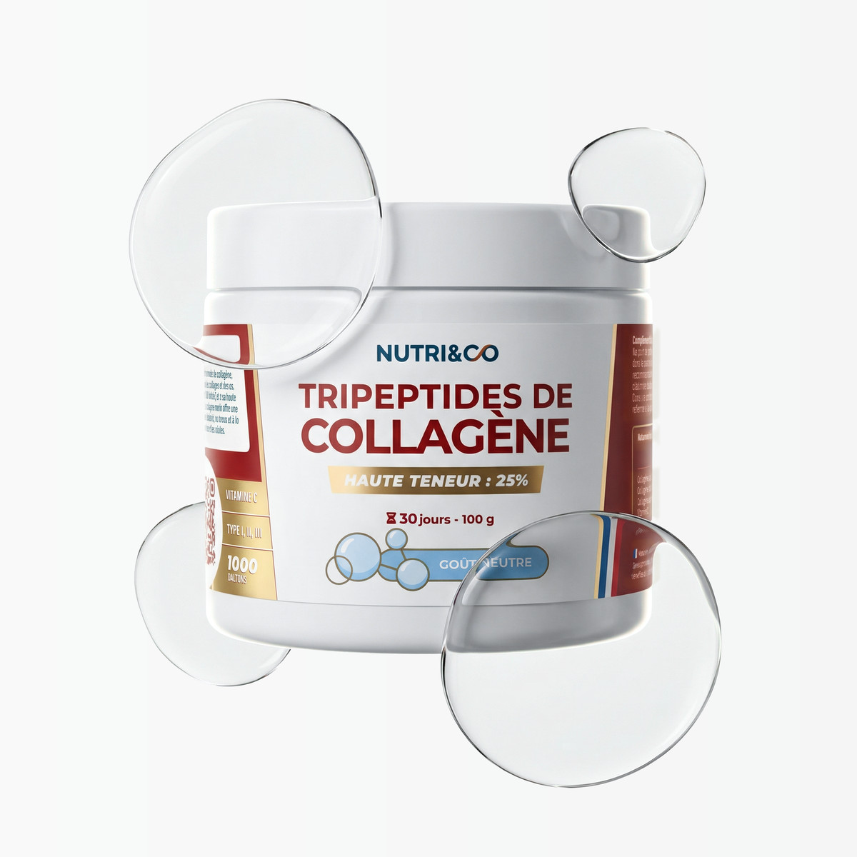 Peptides de collagène -Nutri&Co