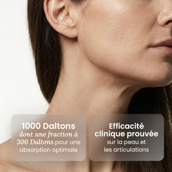 Tripeptides de collagène : 25% de Tri Peptides de collagène garantis