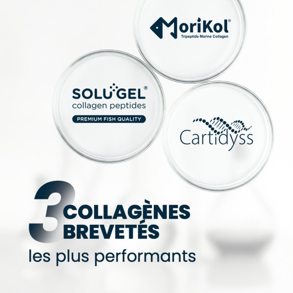 Tripeptides de collagène : 25% de Tri Peptides de collagène garantis