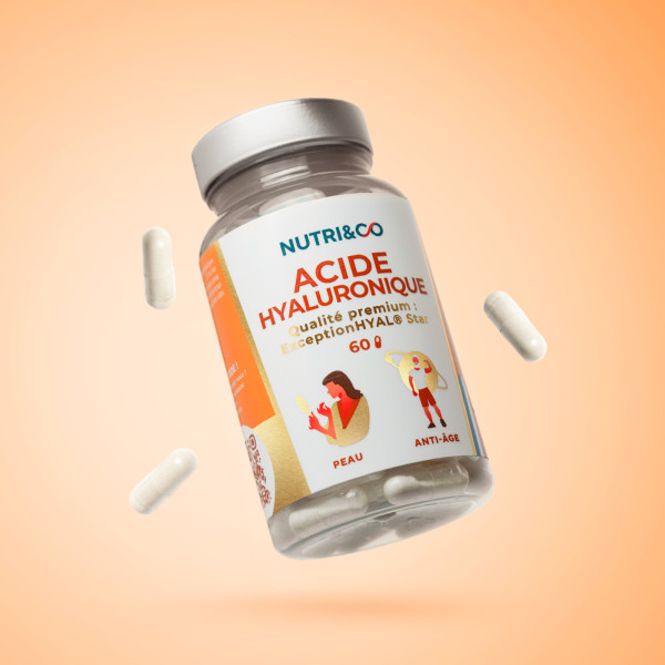 Acide hyaluronique en gélules – Hydratation et rides| Nutri&Co
