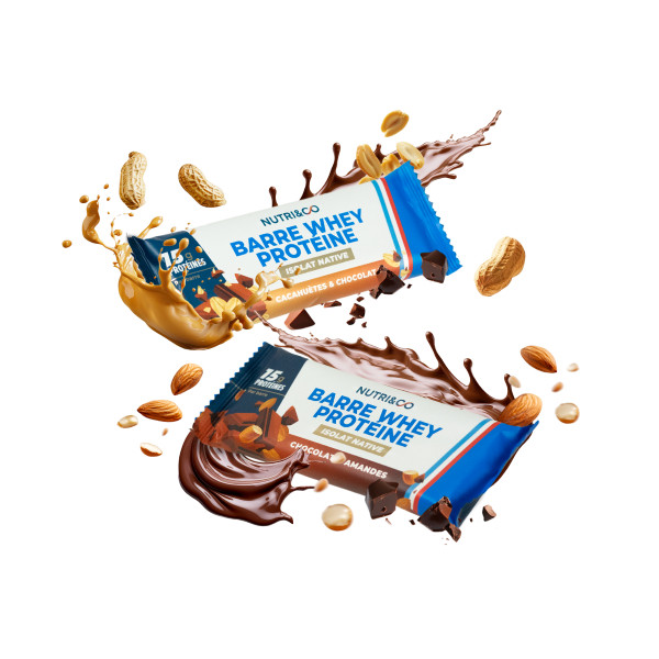 Barres protéine Whey x12