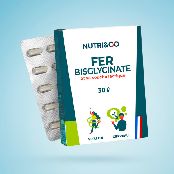 Iron Bisglycinate with Lactic Strain : Maximum Absorption, No Side Effects | Nutri&Co