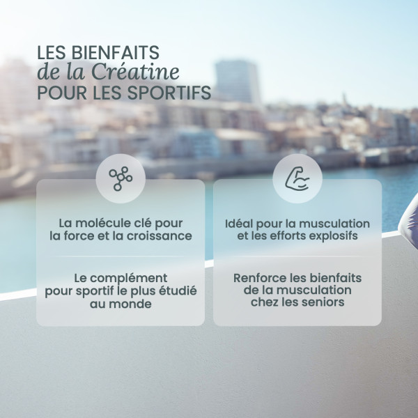 Créatine en gélules monohydrate Creapure® | Nutri&Co