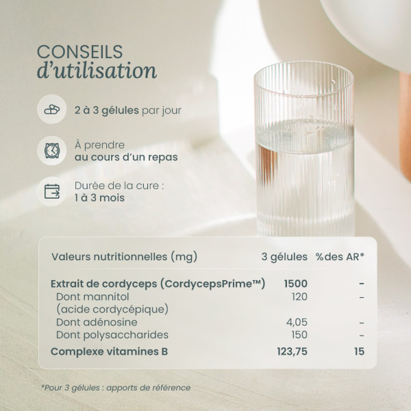 Conseils d'utilisation Cordyceps Nutri&Co