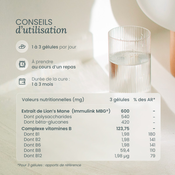 Conseils d'utilisation Lion's Mane Nutri&Co