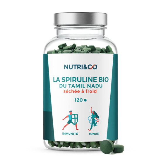 Acheter de la spiruline bio naturelle, bienfaits et propriétés - Nutri&Co