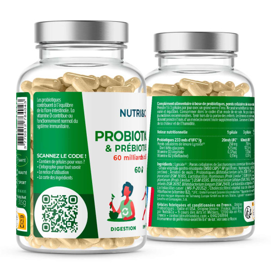 Acheter des probiotiques naturels, bienfaits et propriétés - Nutri&Co