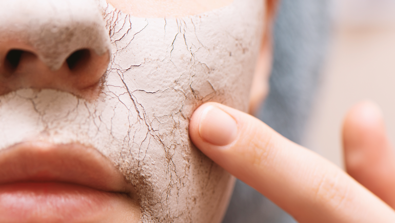 peau sèche visage et corps