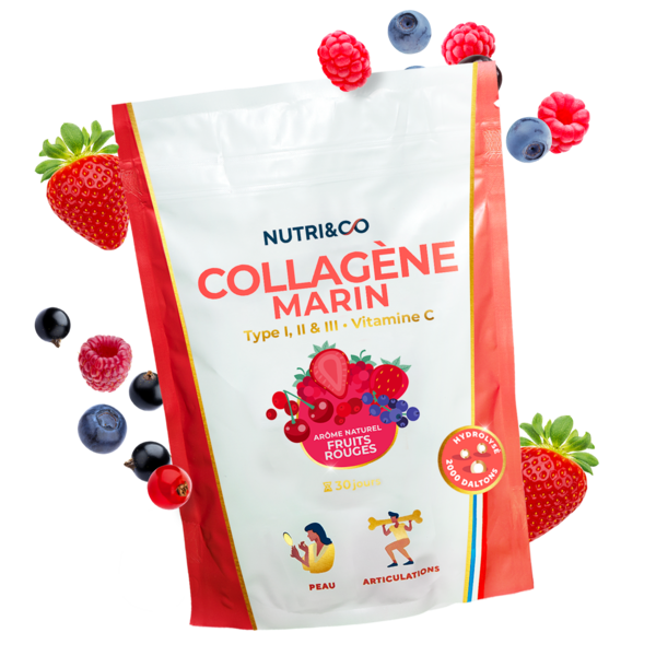 Collagène Matcha - Fruits Rouges