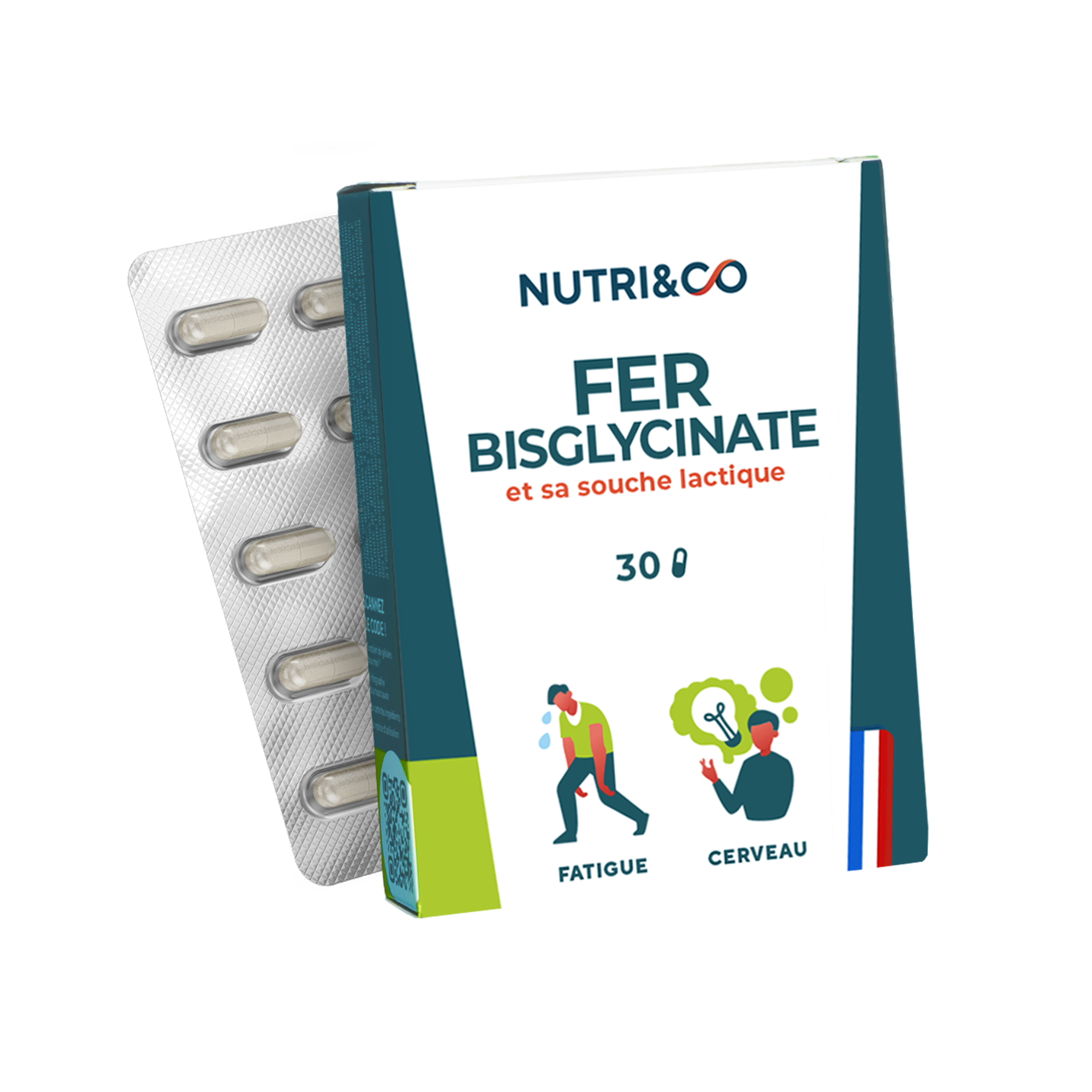 Fer Bisglycinate et sa Souche Lactique
