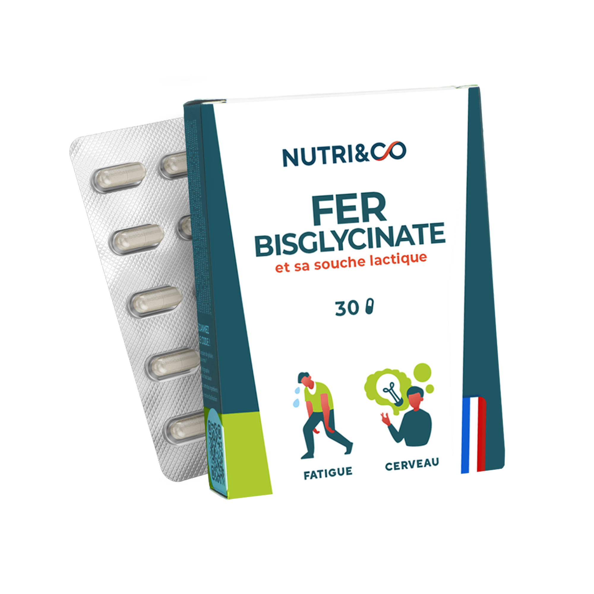 Fer Bisglycinate et sa Souche Lactique