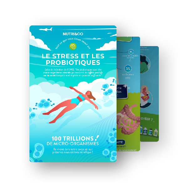 Infographie Probiotique Stress