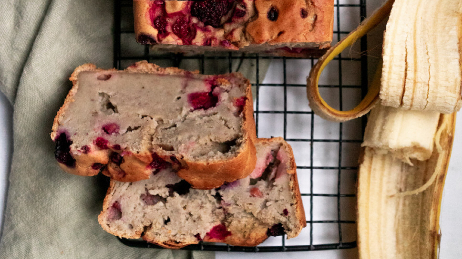 Banana Bread à la farine de patate douce