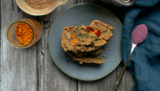 Cake salé épinards patate douce aux Fibres Bio