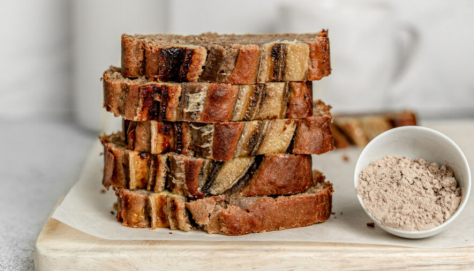 Banana Bread  (Pain à la banane) à la Whey Isolat Native goût Chocolat