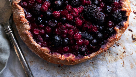 Tarte aux fruits rouges aux Fibres Bio