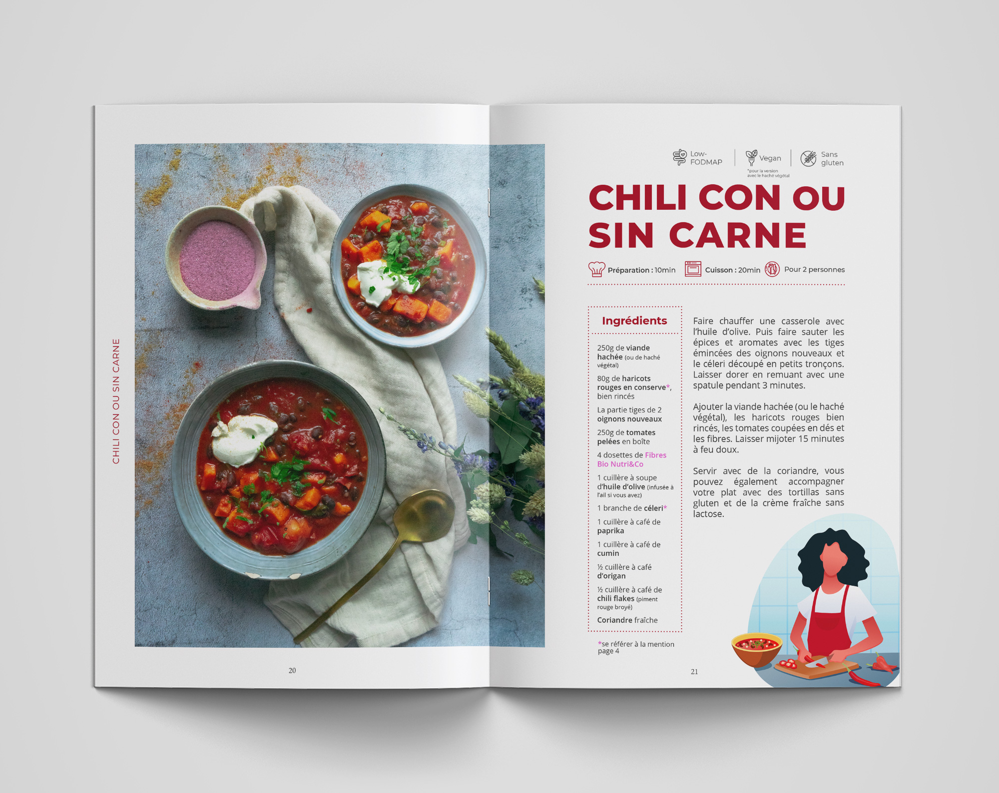 Livre de recettes Fibres Bio