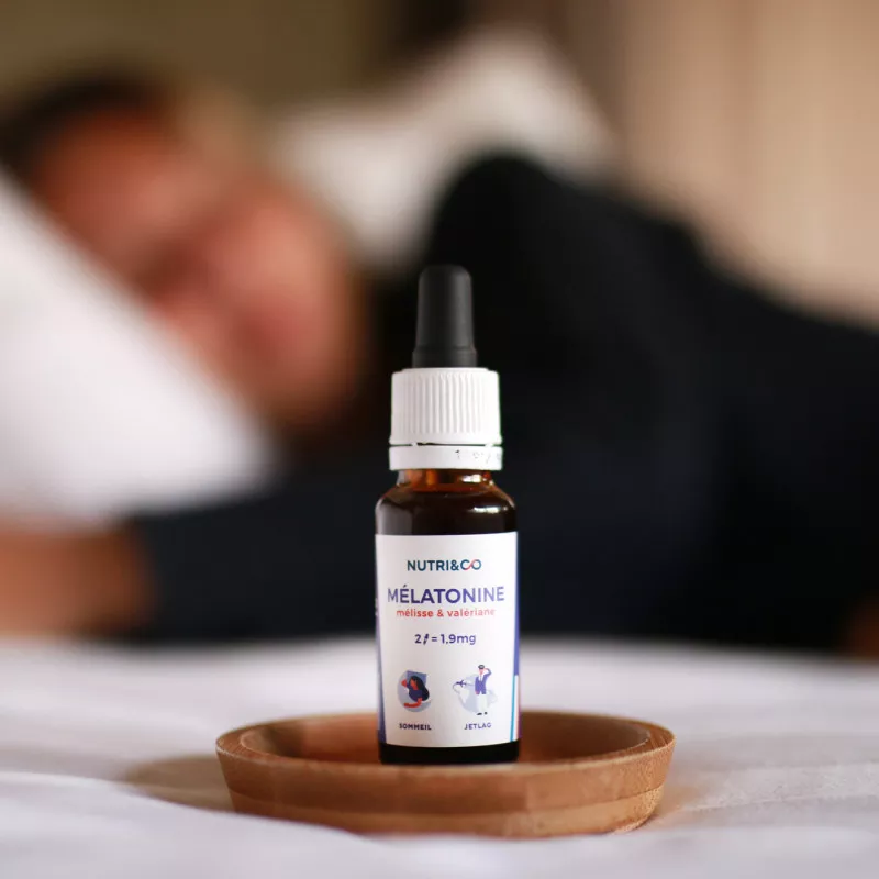 Huile essentielle de mélatonine pour le sommeil, anti-anxiété